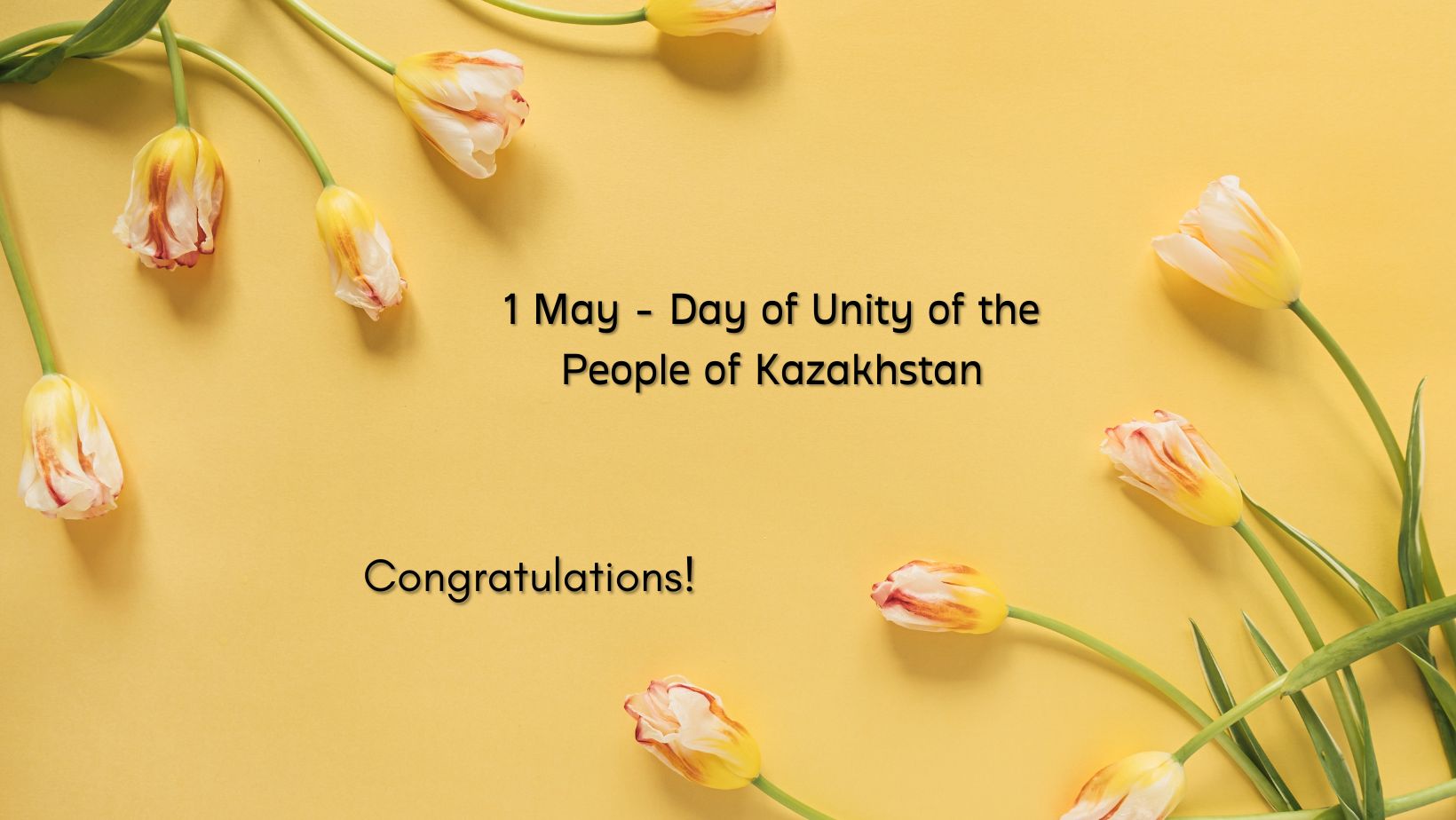 Congratulations with the Kazakhstan People's Unity Day