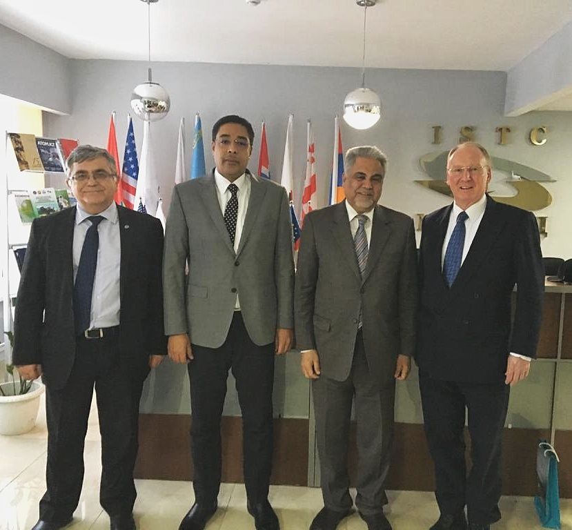 The Ambassadors of Kuwait and of Saudi Arabia visit ISTC the Secretariat 