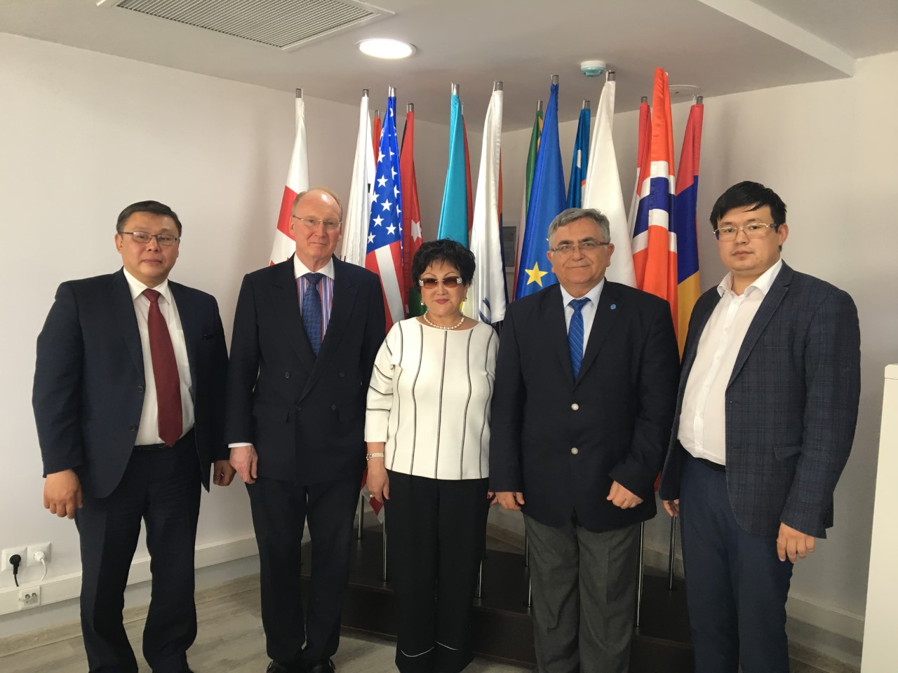 Ms. Aigul Solovyova Chairperson of the Board of the Association of Environmental Organizations of Kazakhstan Visits ISTC Main Office
